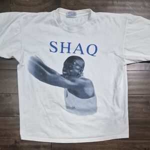 Reebok White and Blue Graphic Tee